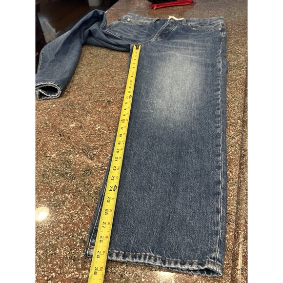 NWT Madewell Women’s Low-Slung Straight Jeans Med Wash Button Fly SZ 29 - Picture 8 of 10